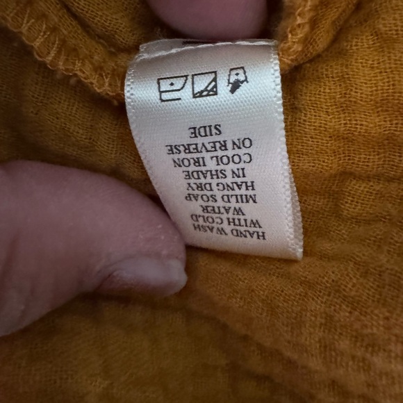 Christy Dawn dress Scarlett mustard gauze Cottagecore Dress XL - Picture 3 of 6